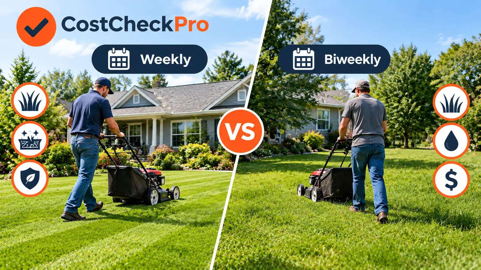 Weekly vs. Biweekly Lawn Mowing: Cost & Lawn Health